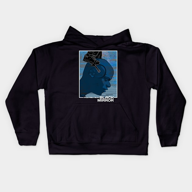 Black Mirror S1E2 Kids Hoodie by edgarascensao